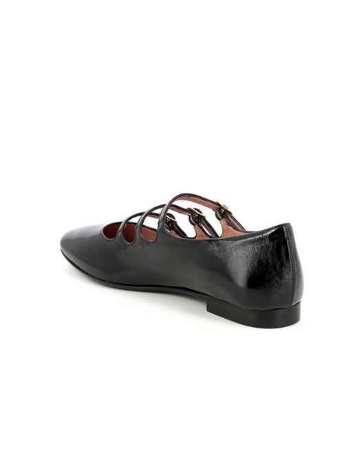 ballerina Mary Jane da donna in naplack nero IL BORGO FIRENZE | B3608X